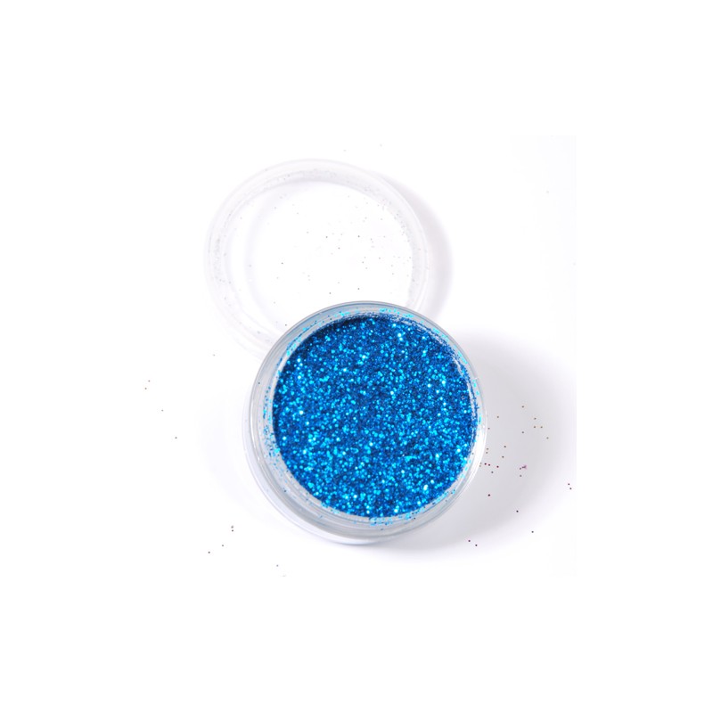 Paillettes pour tattoo et maquillages - Bleu Médée - 5ml