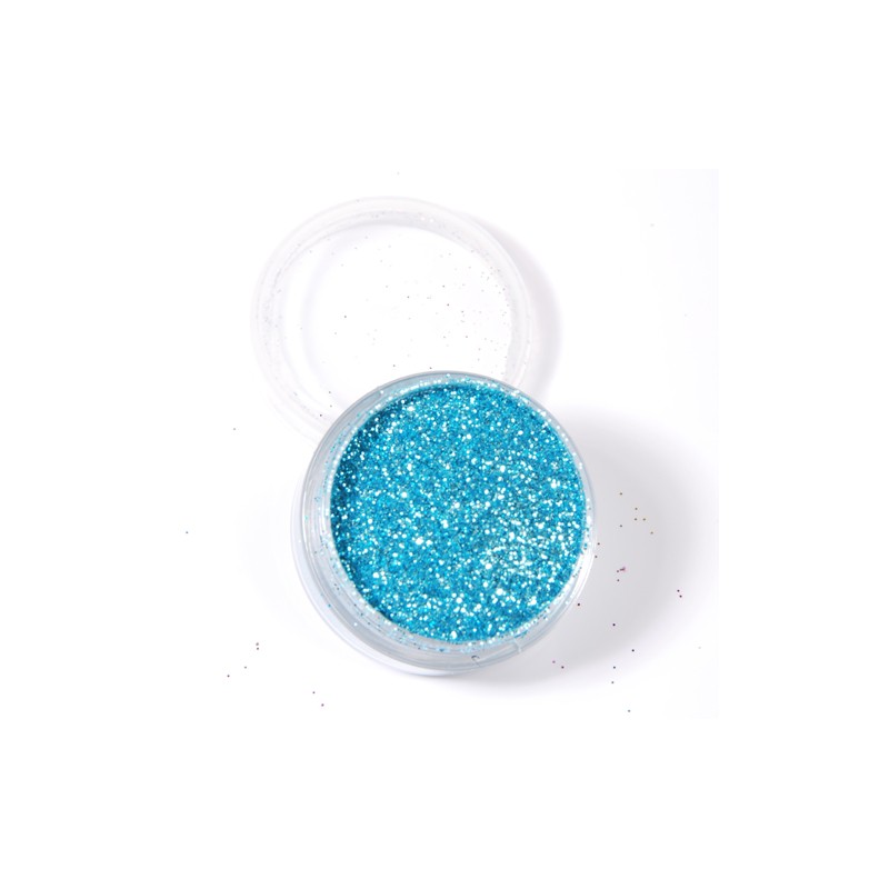 Paillettes pour tattoo et maquillages - Bleu océan - 5ml