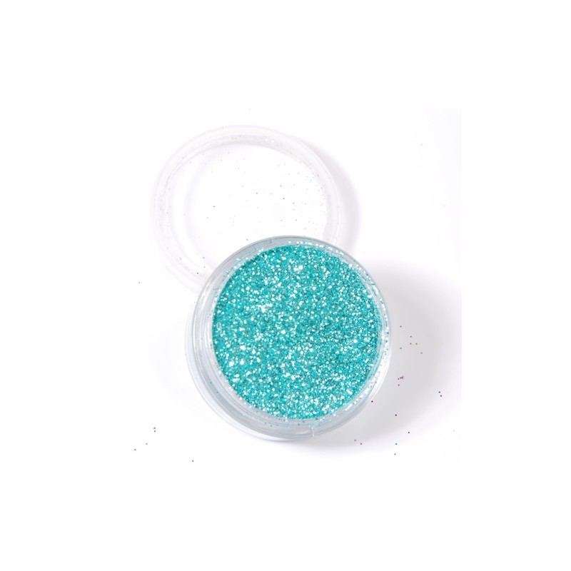 Pailletten für Tattoos und Schminke - Wasserblau 162 - 5ml