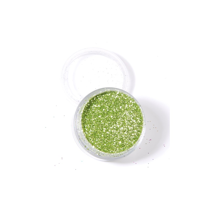 Paillettes pour tattoo et maquillages - Vert jade - 5ml