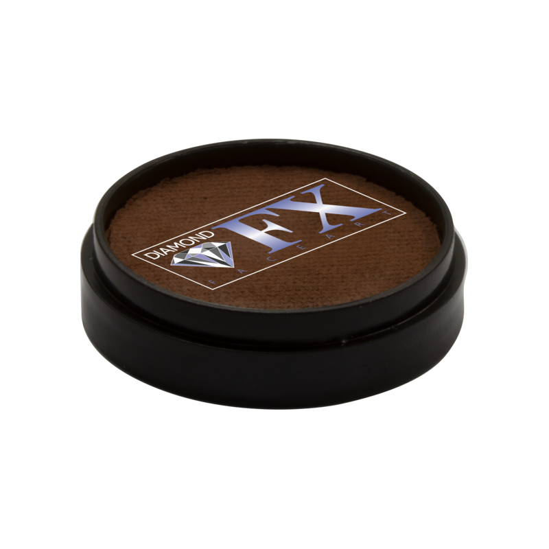 Fard à eau pour maquillage enfants et adultes DFX Light Brown essentiel 10gr. Recharge Palette 
