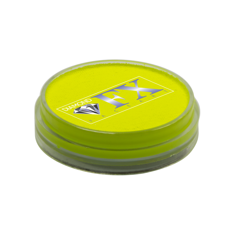 Wasserschminke für Kinderschminken - DFX neon yellow 10gr. Recharge Palette