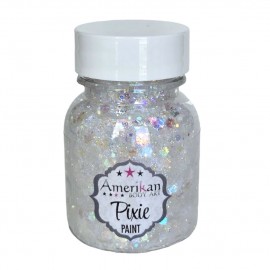 Glitzergel mit Aloe Vera, Pixie Paint \"Abracadabra\" holographischer weißer Glitter