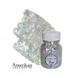 Glitzergel mit Aloe Vera, Pixie Paint \"True Colors\" weiße Hologramm-Glittermischung