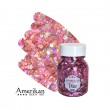 Gel pailleté à base d\'aloe Vera, Pixie Paint \"Pretty in Pink\" paillettes hologrammes roses et blanches