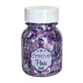 Glitzergel mit Aloe Vera, Pixie Paint \"Purple Rain\" holografische Pailletten Lavendel