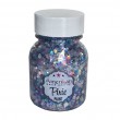 Glitzergel mit Aloe Vera, Pixie Paint \"Winter Wonderland\" Transparente holographische Mischung aus Rosa, Blau und Silber mit S