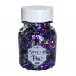 Gel pailleté à base d\'aloe Vera, Pixie Paint \"Mardi Gras\" mélange traditionnel du Mardi Gras : Violet, or, vert.