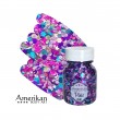 Glitzergel mit Aloe Vera, Pixie Paint \"Fifi Royale\" Eine holografische Farbmischung aus Violett, Blau und Rosa, die mit einem 