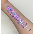 Glitzergel mit Aloe Vera, Pixie Paint \"Fifi Royale\" Eine holografische Farbmischung aus Violett, Blau und Rosa, die mit einem 