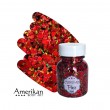 Gel pailleté à base d\'aloe Vera, Pixie Paint \"Drop Dead Red\" Mélange de paillettes chunky rouges et cuivrés