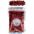 Trockene Glitzermischung Pixie Dust \"Drop Dead Red\" Mischung aus roten und kupferfarbenen Chunky Glitter