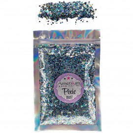 Mélange de paillettes sec Pixie Dust \"Splash\" paillettes hologrammes bleu ciel et vert pâle