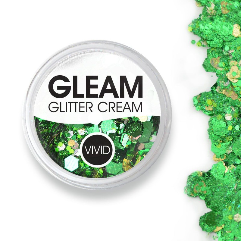 VIVID Glitzerbalsam in einem 10g-Tiegel - Evergreen