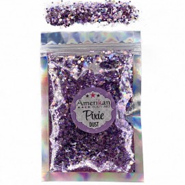Trockene Glittermischung \"Purple Rain\" holografische Pailletten Lavendel