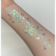 Trockene Glitzermischung Pixie Dust \"Splash\" Hologramm-Glitter in Hellblau und Blassgrün