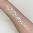 Trockene Glitzermischung Pixie Dust \"Winter Wonderland\" Transparente holographische Mischung aus Rosa, Blau und Silber mit Ste