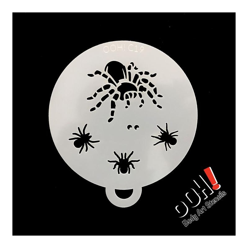 Wiederverwendbare Schablone Tarantule - Ooh Stencils - Flip