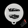 Pochoir pour maquillage Voiture de sport - Ooh Stencils - Flip