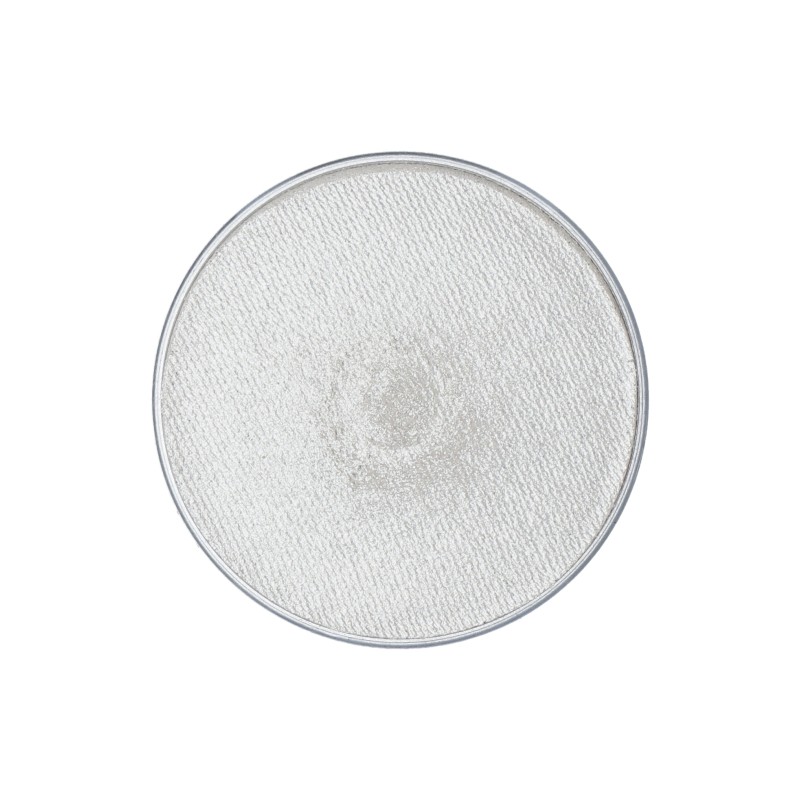 Fards à l\'eau Superstar Blanc argenté avec paillettes / 065 - Maquillages enfants, Facepainting, Body et Bellypainting