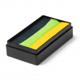 Leafy Greens One Stroke (25g) de Global Colours, Dunkelgrün, Zitronengrün, Gelb. 
