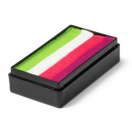 Fairy Garden One Stroke (25g) de Global Colours . Vert citron, Blanc, Rose, Magenta. 
