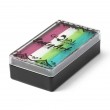 Birthday Girl One Stroke (25g) de Global Colours : magenta, blanc, vert citron et bleu sarcelle.