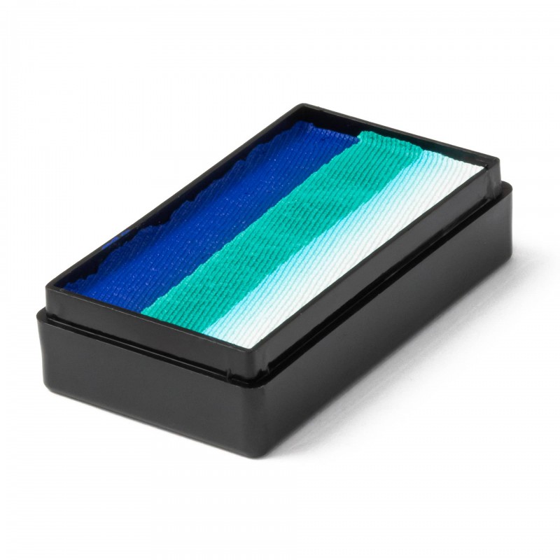 Global Seaside Fun one Stroke 30g, Ultra Blue, Teal, White.