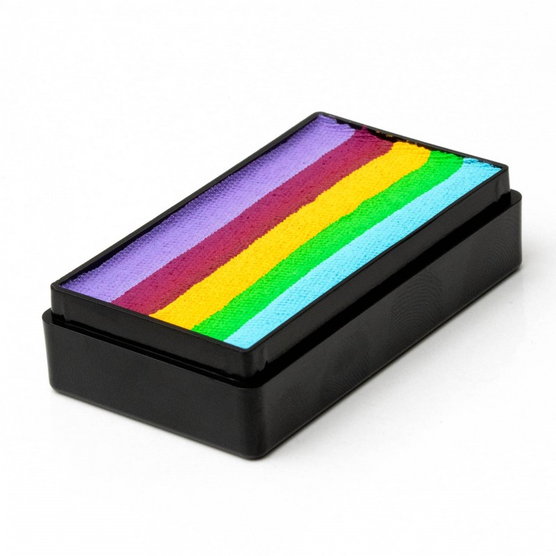 Mariposa - 25g One Stroke Magnetic Face & BodyArt FX Cake Paint, Lila, Magenta, Gelb, Neongrün, Babyblau
