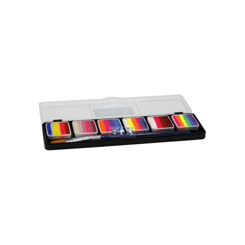 Wasserschminkpalette für Make-up DFX - Splitcake GLOW