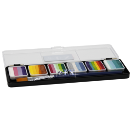 DFX Wasserfarben Make-up-Palette - Splitcake SPARKLE