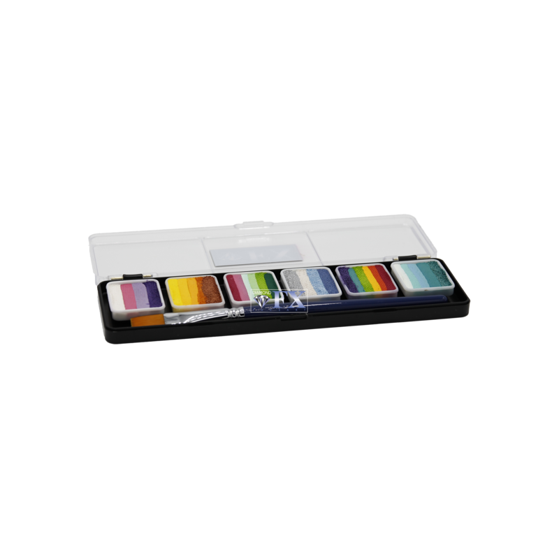 Palette de fard à eau pour maquillage DFX - Splitcake SPARKLE