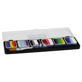 DFX Wasserfarben Make-up-Palette - Splitcake SHINE