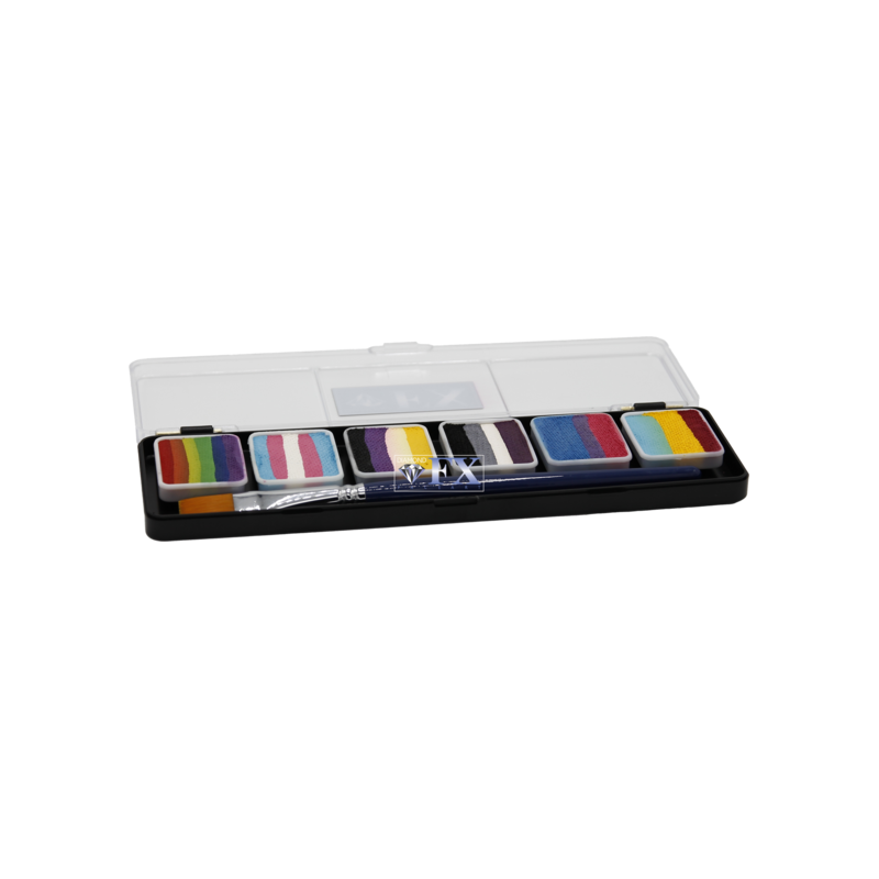 DFX Wasserfarben Make-up-Palette - Splitcake GENDER PRIDE