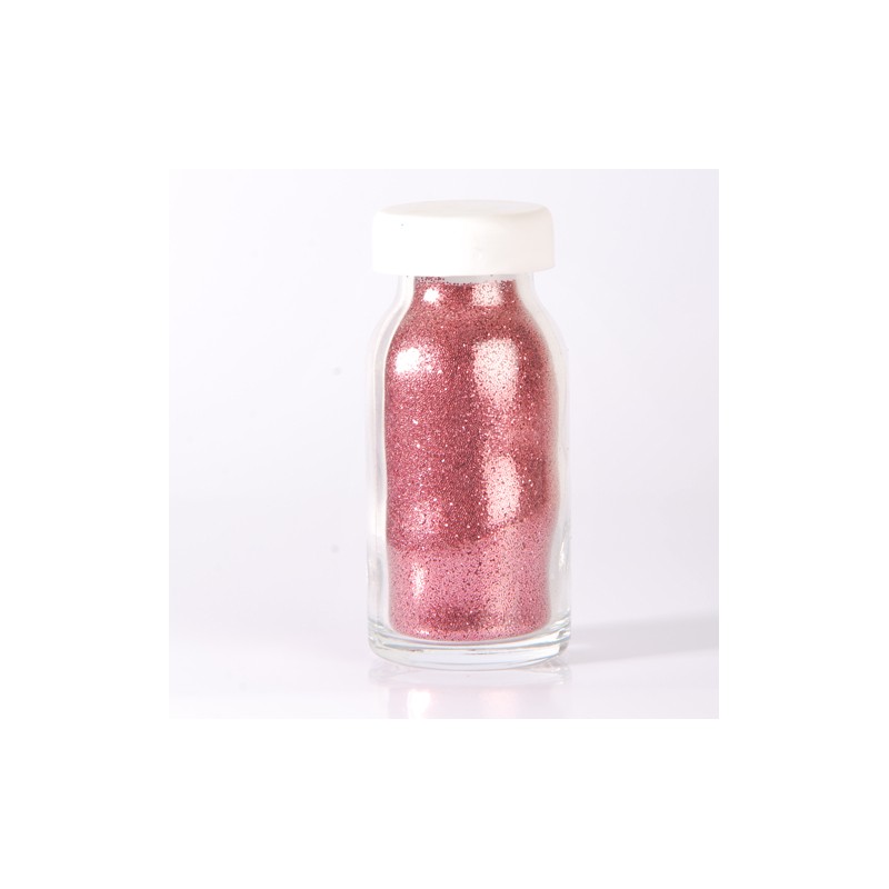 Paillettes pour tattoo et maquillages - Rose coquillage - 10ml