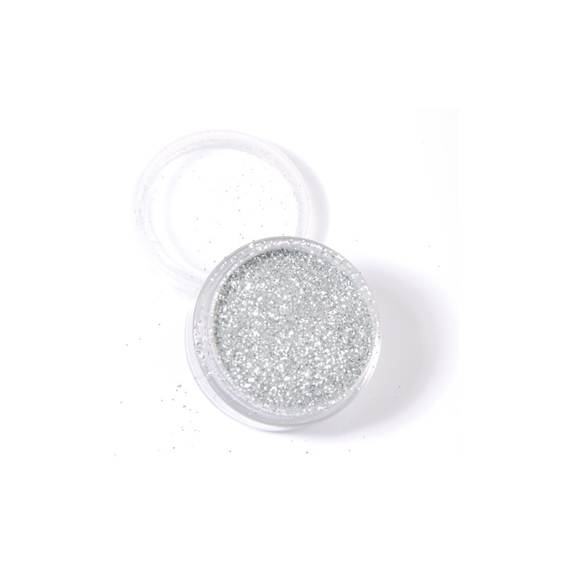 Paillettes pour tattoo et maquillages - Argent - 5ml