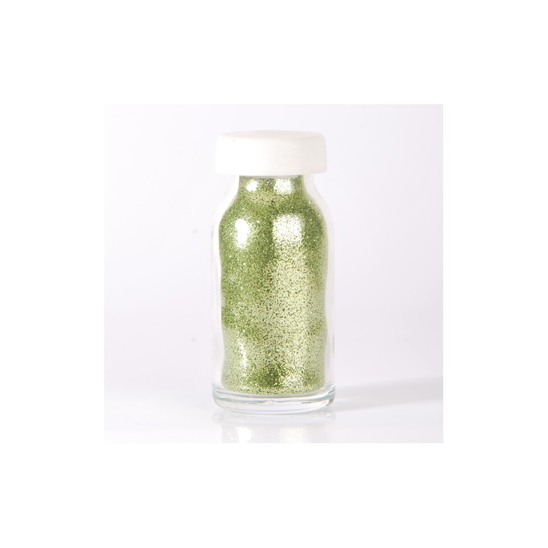 Paillettes pour tattoo et maquillages - Vert jade - 10ml