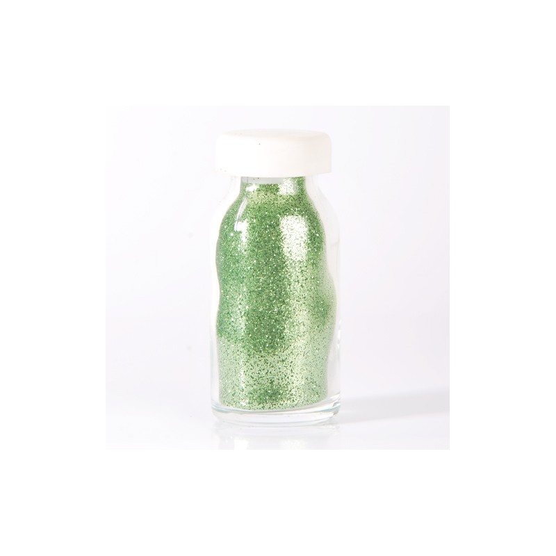 Paillettes pour tattoo et maquillages - Vert pomme - 10ml