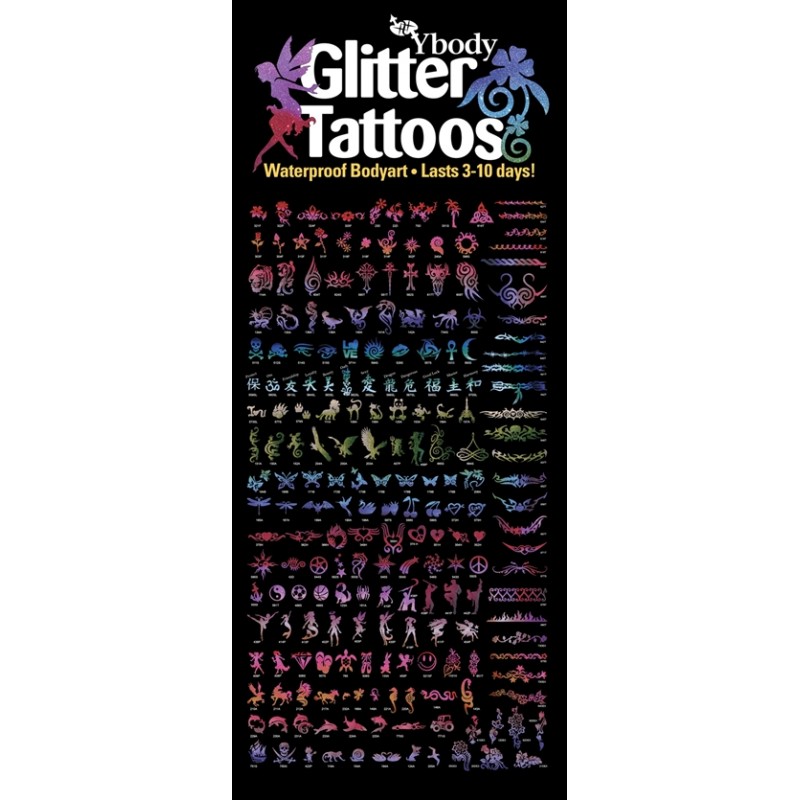 Poster roll-up - 208 Tattoo -avec 1040 pochoirs