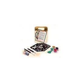 Set von ephemeren Glitzer-Tattoos - Fun Set mixte 