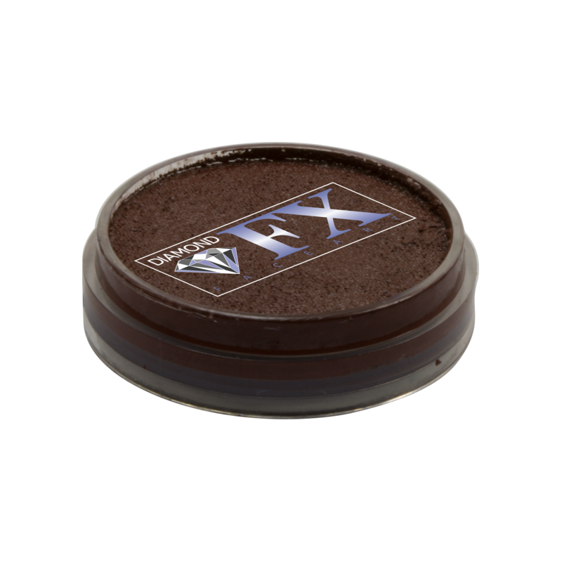 Fard à eau pour maquillage enfants et adultes DFX Brown Skin essentiel 10gr. peau brune Recharge Palette 