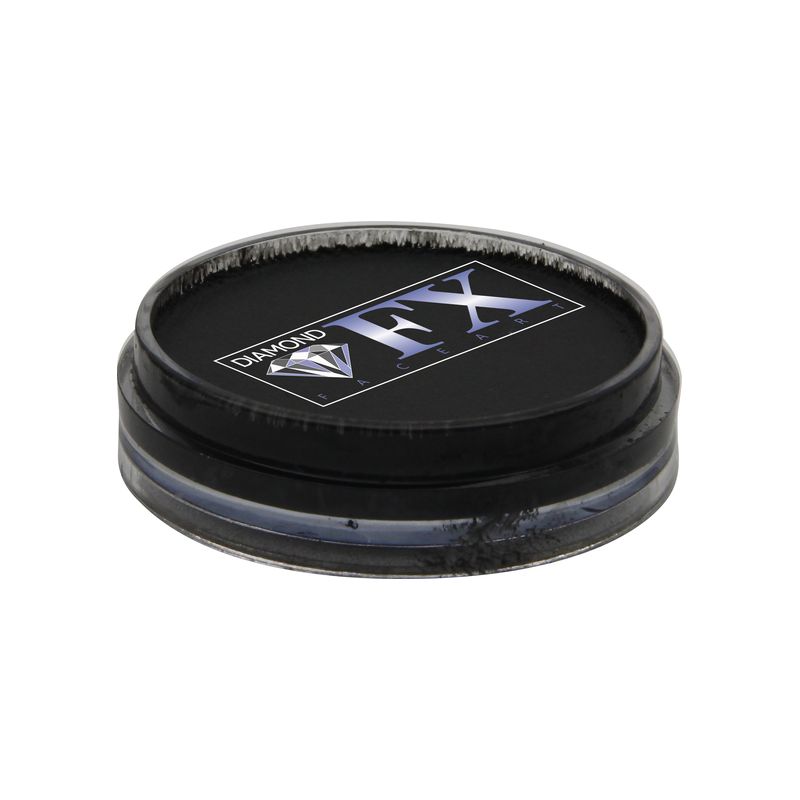 Fard à eau pour maquillage enfants et adultes DFX Murky Grey 10gr. Gris Sombre - Foncé Recharge Palette 