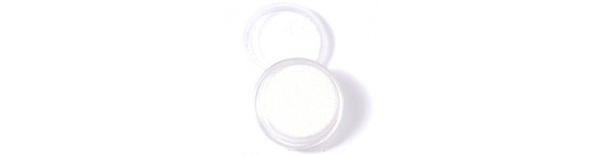 Weisse Pailletten 5ml