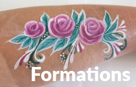 Face Make-up : Formations de maquillage One Stroke, grimage, Face Painting (en ligne ou présentiel), Belly Paintaing